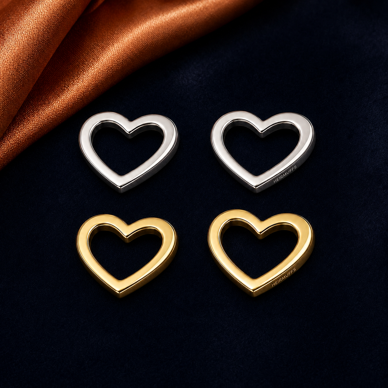 Open Heart HEIRMUFFS Front Set