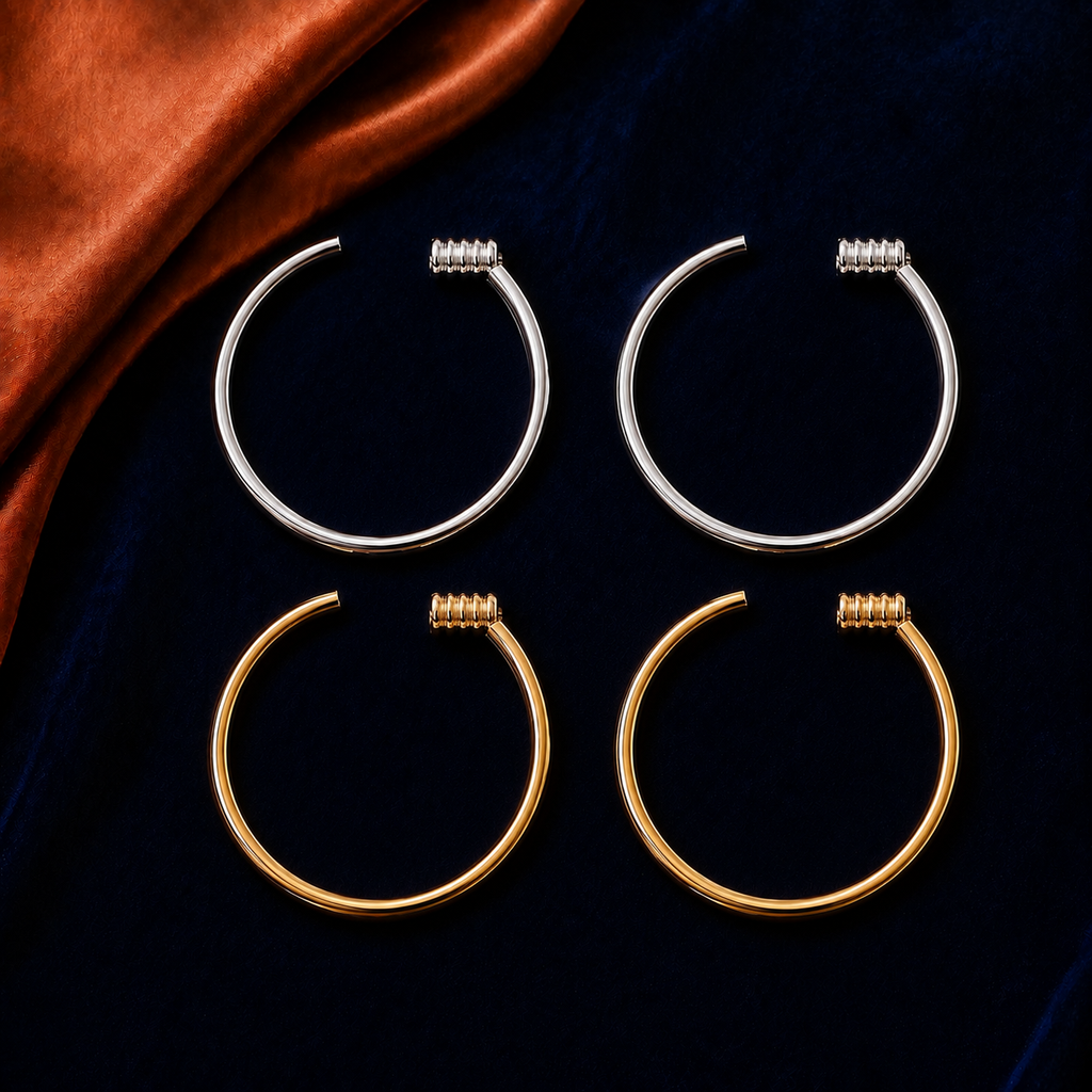 Classic Hoop HEIRMUFFS Front Set