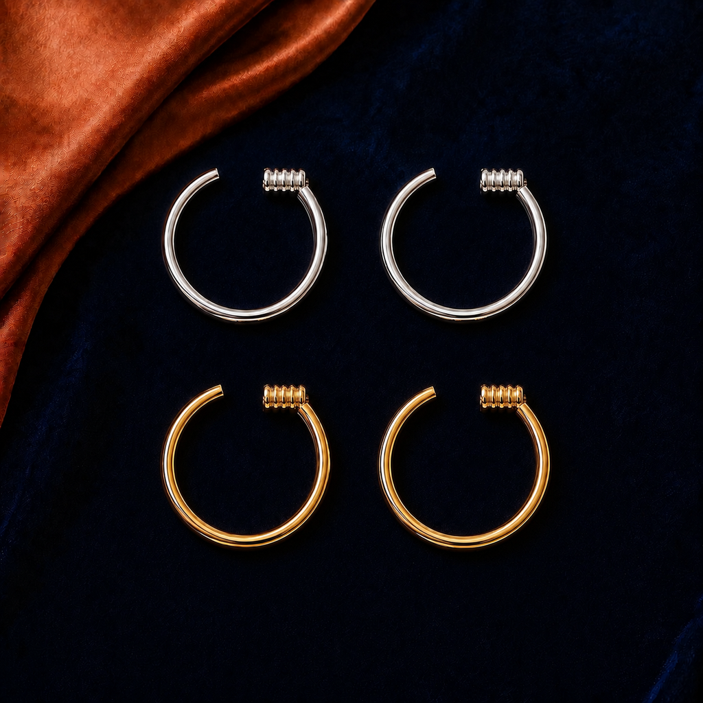 Classic Hoop HEIRMUFFS Front Set