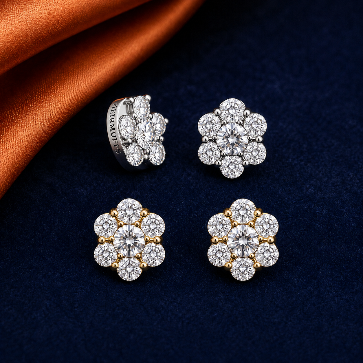 Cluster Stud HEIRMUFFS Front Set